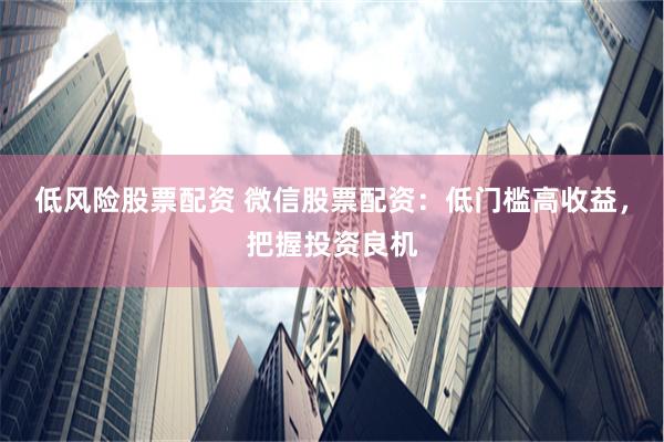 低风险股票配资 微信股票配资：低门槛高收益，把握投资良机